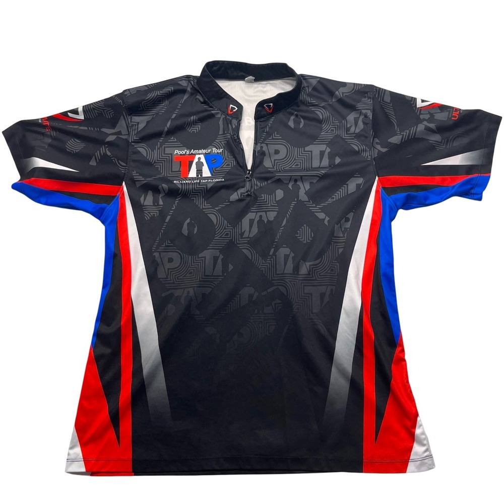 Ultimate Team Gear TAP Florida‎ Billiards Pool Amateur Tour Jersey Mens Black L